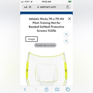 Gently used net baseball/softball